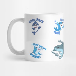 cute sharks Mug